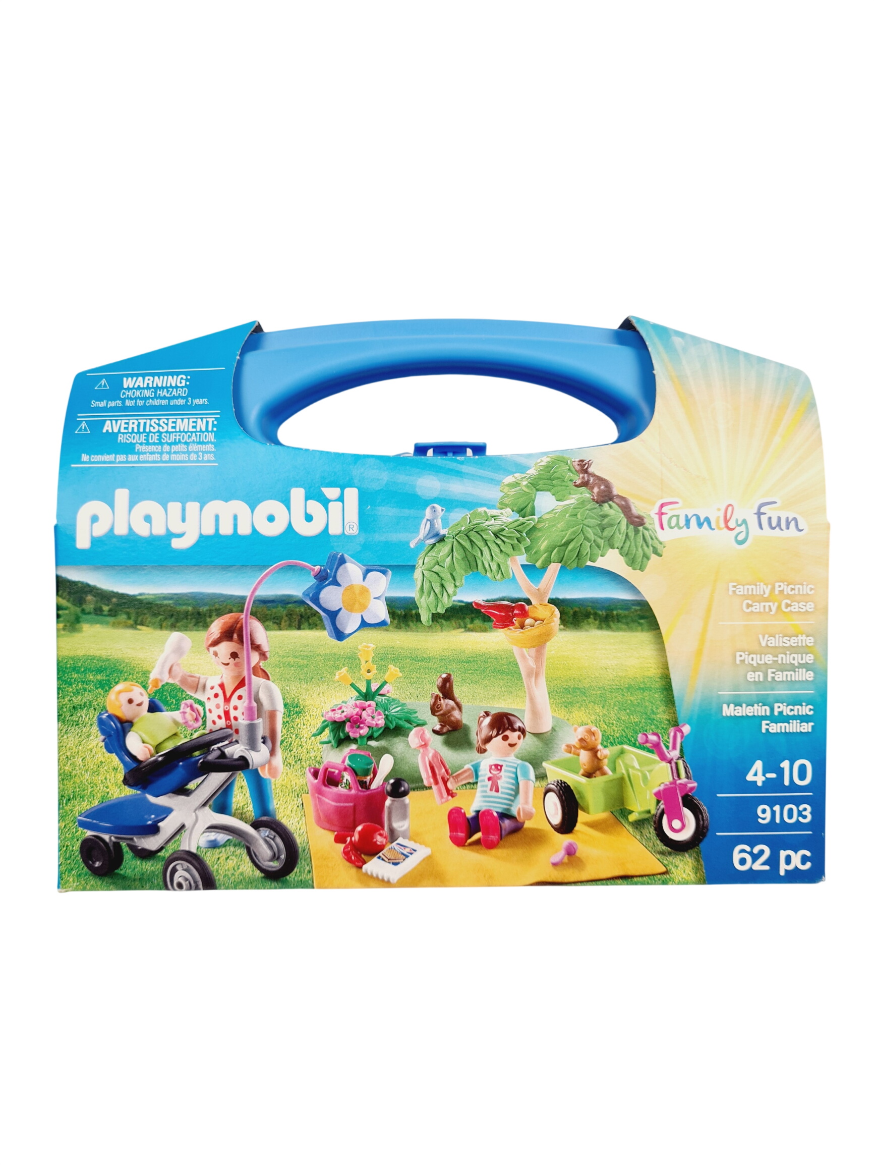 Playmobil - 9103, Family Fun, Valisette piquenique en famille 62 pcs - Playmobil - 4 ans+ Comme neuf -  reconditionné disponible sur Label Emmaüs